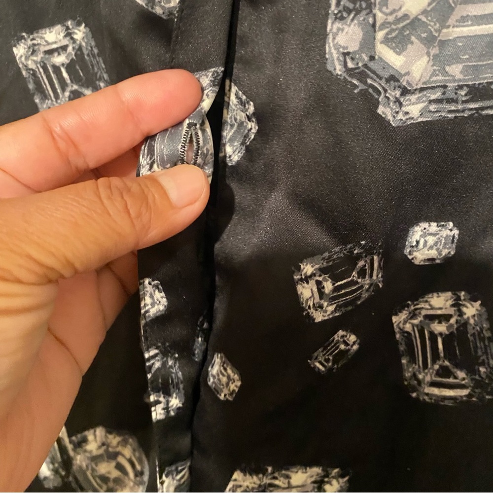 Soma Black and White Abstract Lounge Pants Size L - Picture 13 of 15